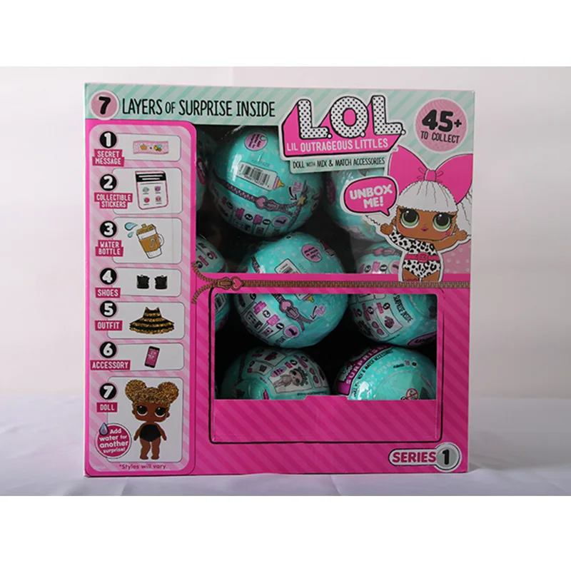 L.O.L.SURPRISE! lol dolls Surprise toys Beautiful Doll Generation DIY Manual Blind Box Model Doll Toys Children Gift Sent random
L.O.L.SURPRISE! lol dolls Surprise toys Beautiful Doll Generation DIY Manual Blind Box Model Doll Toys Children Gift Sent random