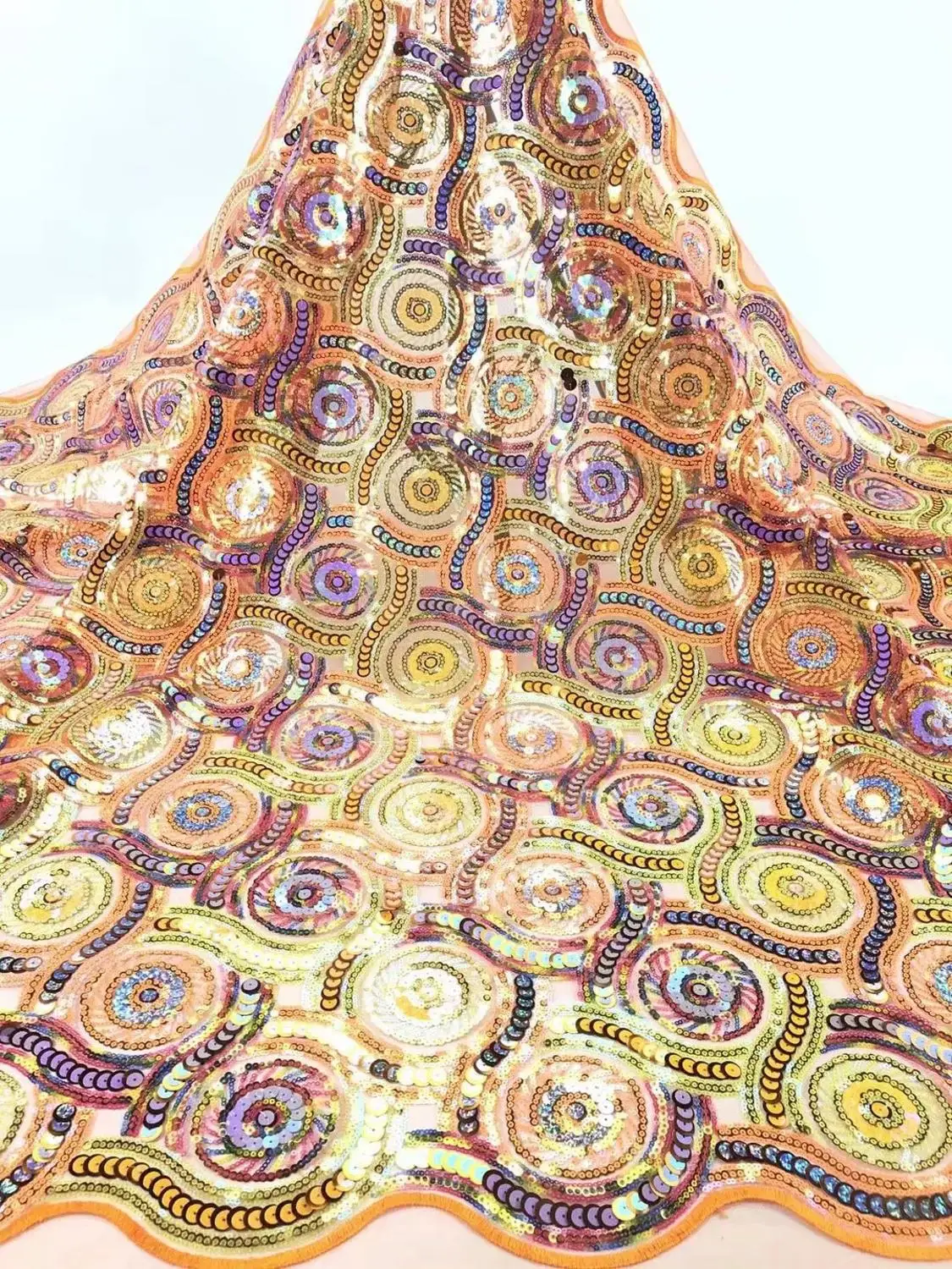 French lace fabric 5yds/pce double net sequins embroidery mesh fabrics women gorgeous big shiny swiss lagos party asoebi bella
French lace fabric 5yds/pce double net sequins embroidery mesh fabrics women gorgeous big shiny swiss lagos party asoebi bella