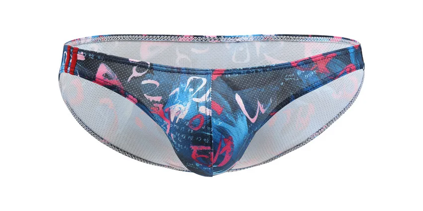 Sexy Men Underwear Print Underpants Ice Silk Briefs Cueca Gay Male Panties Slip U Convex Mesh Breathable Low Rise Shorts
Sexy Men Underwear Print Underpants Ice Silk Briefs Cueca Gay Male Panties Slip U Convex Mesh Breathable Low Rise Shorts