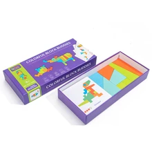 21pcs Colorful Building Blocks Wisdom Jigsaw Tangram Memory Game Training Children's Educational Wooden Toys Kindergarten Gift
21pcs Colorful Building Blocks Wisdom Jigsaw Tangram Memory Game Training Children's Educational Wooden Toys Kindergarten Gift