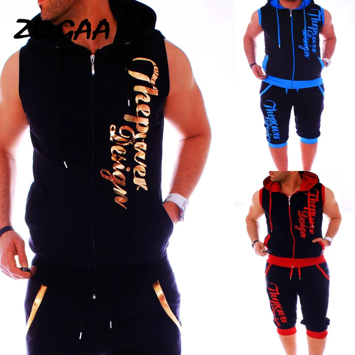 ZOGAA Letter Printed Tracksuit for Men Clothing Men Sweatsuits Casual Mens Jogger Set 2 Piece Sleeveless Hoodies with Shorts Set
ZOGAA Letter Printed Tracksuit for Men Clothing Men Sweatsuits Casual Mens Jogger Set 2 Piece Sleeveless Hoodies with Shorts Set