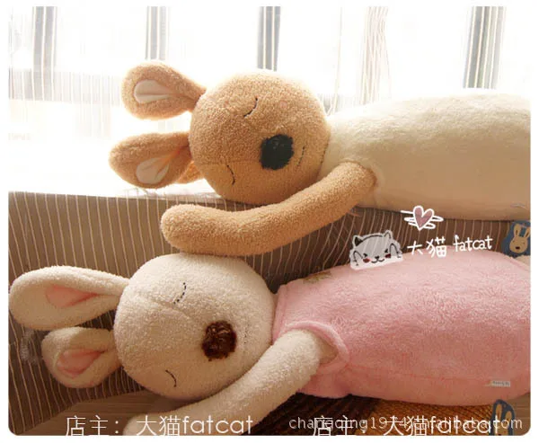 Cute Rabbit Plush Doll Pillow/Sleep Papa Rabbit Napping Pillow 2-Color Selectable Girlfriend Favorite 
Cute Rabbit Plush Doll Pillow/Sleep Papa Rabbit Napping Pillow 2-Color Selectable Girlfriend Favorite