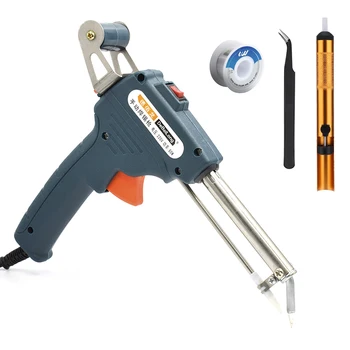 60w Hand-held Soldering Iron Automatically Send Tin Gun Electric Soldering Irons Solder Sucker Tweezers Wire Welding Tool EU US
60w Hand-held Soldering Iron Automatically Send Tin Gun Electric Soldering Irons Solder Sucker Tweezers Wire Welding Tool EU US