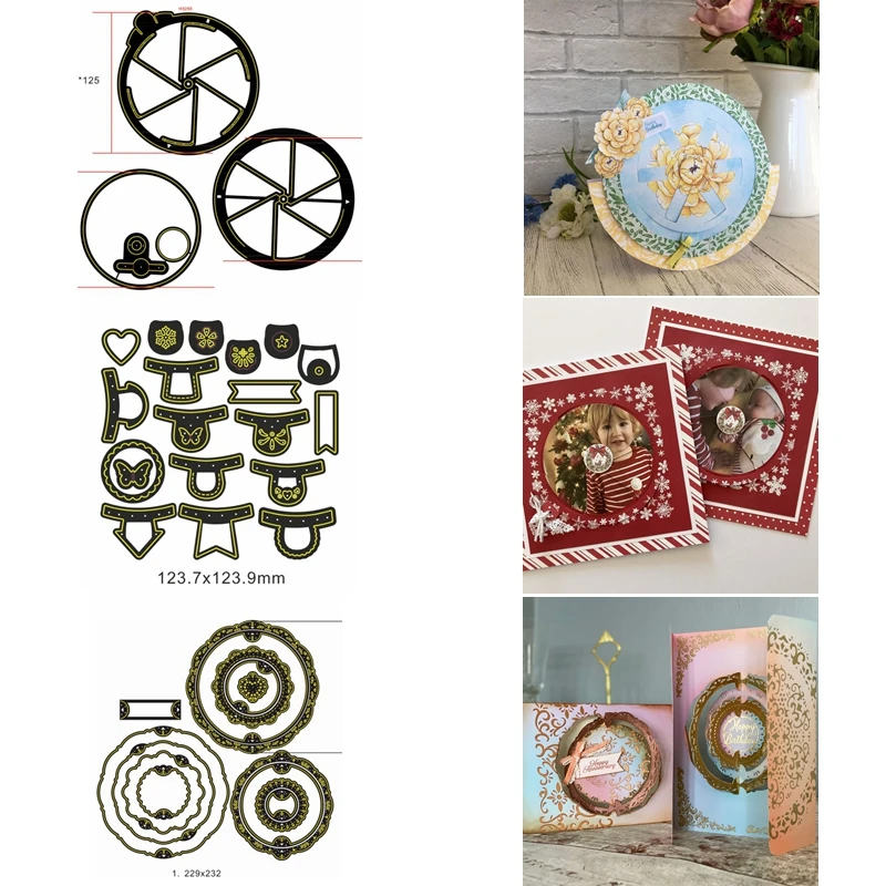 Round Gear Lace Flower Layered Adornment Pain Metal Cutting Dies for Scrapbook Craft Embossing Card Pop Up Paper New Hot Stencil
Round Gear Lace Flower Layered Adornment Pain Metal Cutting Dies for Scrapbook Craft Embossing Card Pop Up Paper New Hot Stencil