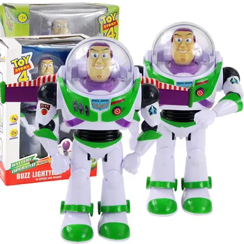 28-29cm Toy Story 4 Buzz Lightyear with Wings Light and Sound Movable Doll PVC Action Figure Toys For Gift
28-29cm Toy Story 4 Buzz Lightyear with Wings Light and Sound Movable Doll PVC Action Figure Toys For Gift