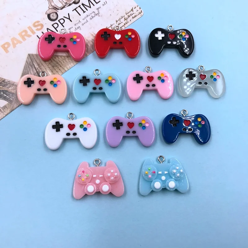 10pcs Resin Flatback Hot Selling Game Controller Charm Pendant for Keychain, Earring, Scrapbooking, DIY Making, Necklace
10pcs Resin Flatback Hot Selling Game Controller Charm Pendant for Keychain, Earring, Scrapbooking, DIY Making, Necklace