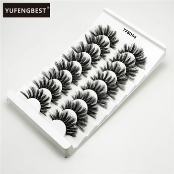 8Pairs Lashes 3D Mink Eyelashes Natural Long /Thick False Eyelashes Handmade lashes Makeup Extension Eyelashes
8Pairs Lashes 3D Mink Eyelashes Natural Long /Thick False Eyelashes Handmade lashes Makeup Extension Eyelashes