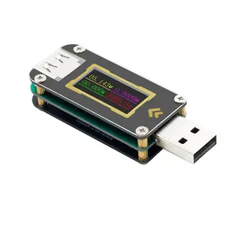 Current Voltage MeterMultiple Data Display screen USB Tester for QC2.0/QC3.0/FCP/SCP/AFC Capacity Tester tool
Current Voltage MeterMultiple Data Display screen USB Tester for QC2.0/QC3.0/FCP/SCP/AFC Capacity Tester tool