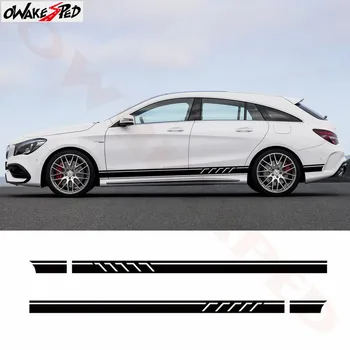 Racing Sport Car Door Side Stripes Skirt Decal Sticker For Mercedes Benz AMG CLA45 250 200 180 AMG W117 C117 X117
Racing Sport Car Door Side Stripes Skirt Decal Sticker For Mercedes Benz AMG CLA45 250 200 180 AMG W117 C117 X117