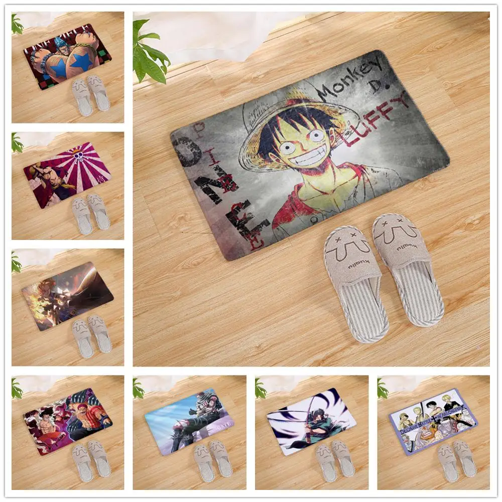 Cartoon One Piece Luffy Anime Print Modern Home Doormat Insole Kitchen Carpet Indoor Outdoor Welcome Bathroom Non-slip Floor Mat
Cartoon One Piece Luffy Anime Print Modern Home Doormat Insole Kitchen Carpet Indoor Outdoor Welcome Bathroom Non-slip Floor Mat