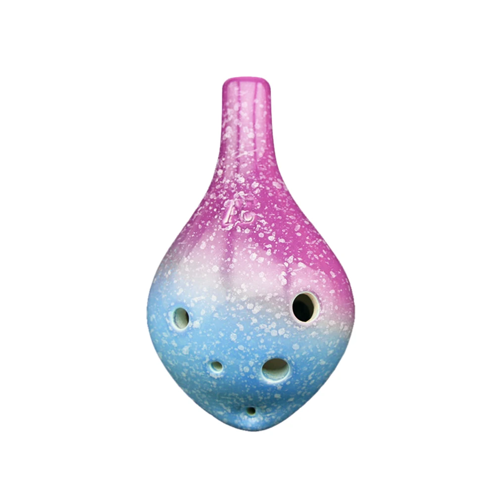 Mini 6 Holes Ceramic Ocarina Alto C Wine Bottle Style Musical Instrument with Lanyard Music Score Music Instrument
Mini 6 Holes Ceramic Ocarina Alto C Wine Bottle Style Musical Instrument with Lanyard Music Score Music Instrument