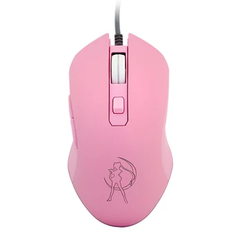 Girl's Pink Mouse Colorful Backlit Gaming Mouse Optical Wired Mouse Fashion Sailor Moon Mouse Silent Mouse 3200 DPI For Laptop
Girl's Pink Mouse Colorful Backlit Gaming Mouse Optical Wired Mouse Fashion Sailor Moon Mouse Silent Mouse 3200 DPI For Laptop