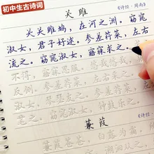 2 Pcs New Learn To Write Tang Poetry and Song Ci Grooved Exercise Book Copybook Reusable Handwritten Exercise Calligraphy Books
2 Pcs New Learn To Write Tang Poetry and Song Ci Grooved Exercise Book Copybook Reusable Handwritten Exercise Calligraphy Books