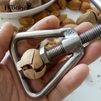 Filbake Stainless Steel Nut Opener Triangular Nut Cracker Macadamia Machine Walnut Nutcracker Sheller Tool Opening Nut Tools
Filbake Stainless Steel Nut Opener Triangular Nut Cracker Macadamia Machine Walnut Nutcracker Sheller Tool Opening Nut Tools