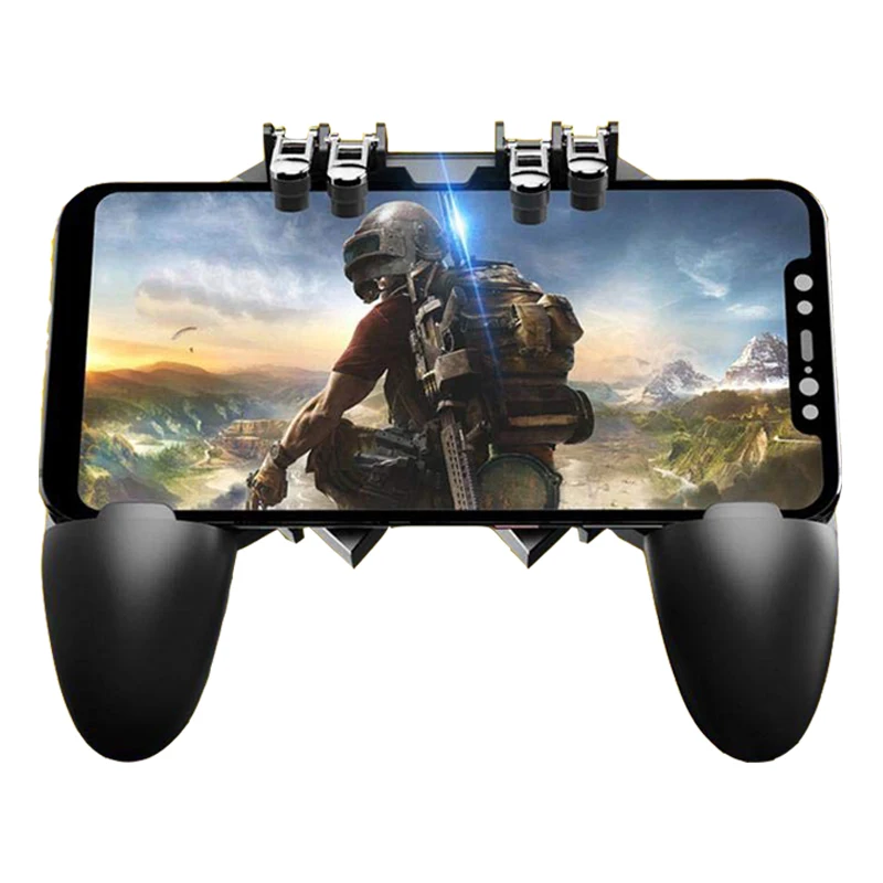 Gamepad Pubg Controller Joystick Hand Grip Metal Trigger Shooting Free Fire Mobile Game Controller For IOS Android Mobile Phone
Gamepad Pubg Controller Joystick Hand Grip Metal Trigger Shooting Free Fire Mobile Game Controller For IOS Android Mobile Phone