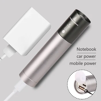 8000 Lumens XM-L T6 Power bank LED Flashlight torch 3 modes switch zoom lens built in rechargeable battery for camping z90
8000 Lumens XM-L T6 Power bank LED Flashlight torch 3 modes switch zoom lens built in rechargeable battery for camping z90