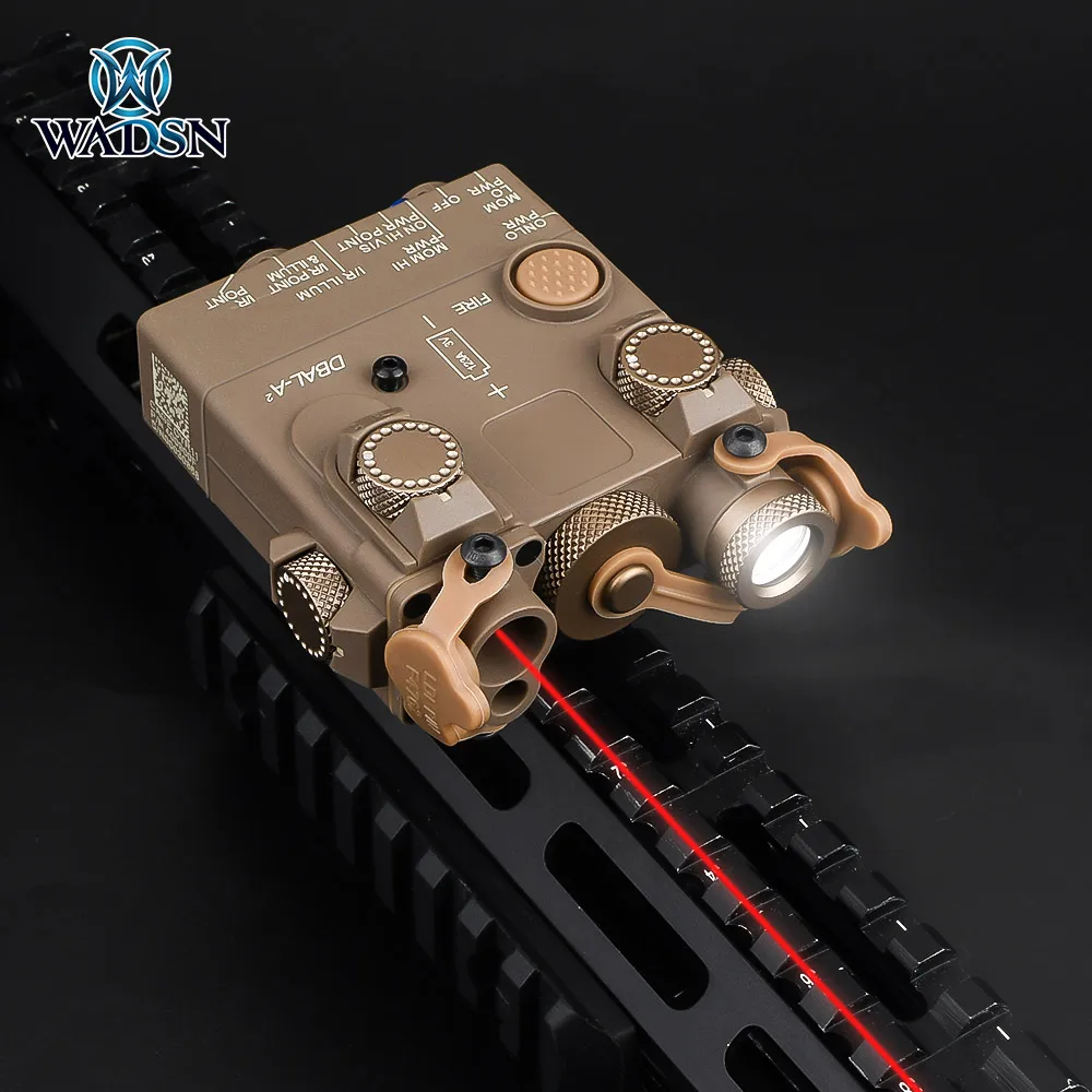 WADSN Tactical Mini DBAL A2 Red Laser White Light Version Hunting Rifle AR dbal a2 Laser Sight PEQ with QD Mount for 20mm Rail
WADSN Tactical Mini DBAL A2 Red Laser White Light Version Hunting Rifle AR dbal a2 Laser Sight PEQ with QD Mount for 20mm Rail