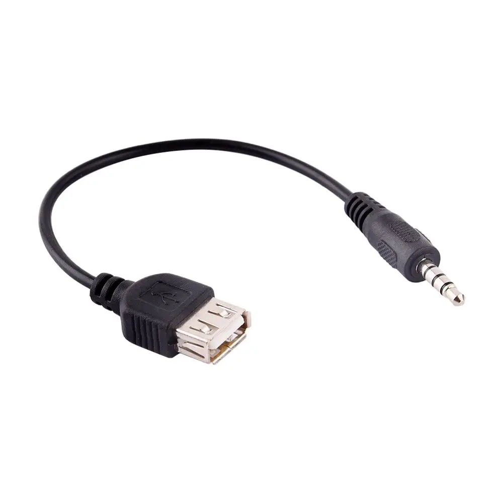 1pcs USB 2.0 Female to 3.5mm Jack Male Plug AUX Audio Converter Adapter Data Charge Cable Black 20cm HY330
1pcs USB 2.0 Female to 3.5mm Jack Male Plug AUX Audio Converter Adapter Data Charge Cable Black 20cm HY330