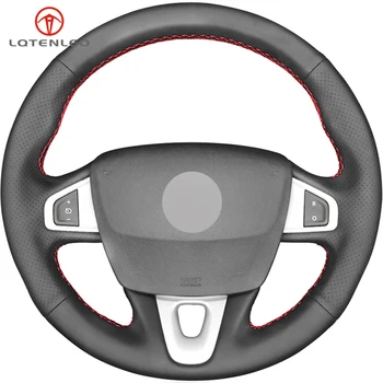 LQTENLEO Black Artificial Leather DIY Hand-stitched Car Steering Wheel Cover For Renault Megane 3 (Coupe GT) RS 2010-2016
LQTENLEO Black Artificial Leather DIY Hand-stitched Car Steering Wheel Cover For Renault Megane 3 (Coupe GT) RS 2010-2016