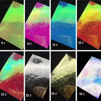 16Pcs/Set Holographic Nail Foil Flame Dandelion Panda Nail Art Nail Art Sticker Water Transfer Decals Holo Slide Bamboo K6O7 
16Pcs/Set Holographic Nail Foil Flame Dandelion Panda Nail Art Nail Art Sticker Water Transfer Decals Holo Slide Bamboo K6O7