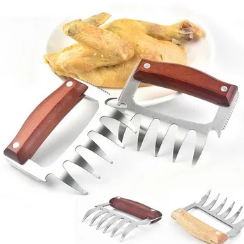 1PC Barbecue Fork Clamp Stainless Steel Meat Processor Barbecue Tool Multi-function Meat Remover Fork
1PC Barbecue Fork Clamp Stainless Steel Meat Processor Barbecue Tool Multi-function Meat Remover Fork