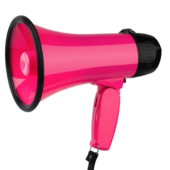 High Power Portable Hand Megaphone Speaker Trumpets Recording Speaker Horn Tour Guide Speakers Lound Volume Rose Red
High Power Portable Hand Megaphone Speaker Trumpets Recording Speaker Horn Tour Guide Speakers Lound Volume Rose Red