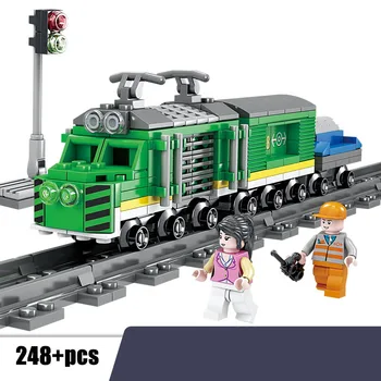 City Railway Train set Building Block Green Cargo Train 248pcs Freight Train Educational Bricks Toy For Boy Gift
City Railway Train set Building Block Green Cargo Train 248pcs Freight Train Educational Bricks Toy For Boy Gift