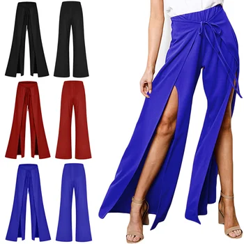Women Solid Color High Waist Flare Trousers Sports Fitness Loose Wide Leg Pants WOMYH0046
Women Solid Color High Waist Flare Trousers Sports Fitness Loose Wide Leg Pants WOMYH0046