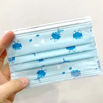 50pcs Cartoon Printed Dustproof 3 Layer Disposable Face Mask Non Woven Protective Mouth Mask for Students Kids Child Girl Boys
50pcs Cartoon Printed Dustproof 3 Layer Disposable Face Mask Non Woven Protective Mouth Mask for Students Kids Child Girl Boys