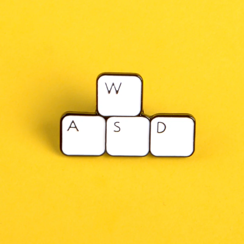 Rarely seen interesting Keyboard button WSAD Commonly used Buttons pin for Programmer and Computer worker gift
Rarely seen interesting Keyboard button WSAD Commonly used Buttons pin for Programmer and Computer worker gift