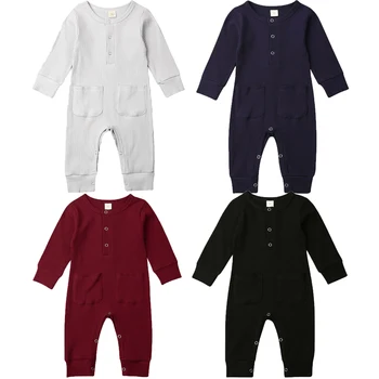 Pudcoco Fast Shipping 0-18M Newborn Baby Boy Long Sleeve Romper Solid Cotton Knitting Jumpsuit Autumn Clothes Outfit 
Pudcoco Fast Shipping 0-18M Newborn Baby Boy Long Sleeve Romper Solid Cotton Knitting Jumpsuit Autumn Clothes Outfit