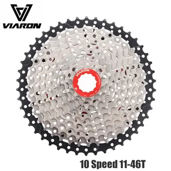 Road Bike Cassette Freewheel 10 Speed 11-46T Wide Rotio wide-toothed MTB Sprockets 10 Velocidade 46T 10V VIARON
Road Bike Cassette Freewheel 10 Speed 11-46T Wide Rotio wide-toothed MTB Sprockets 10 Velocidade 46T 10V VIARON