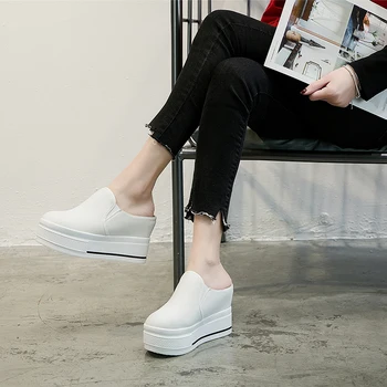 Women breathable sneakers Open Heel Backless Loafers Flat Platform Wedges shoes slippers Women canvas running Sports Shoes YA-85 
Women breathable sneakers Open Heel Backless Loafers Flat Platform Wedges shoes slippers Women canvas running Sports Shoes YA-85
