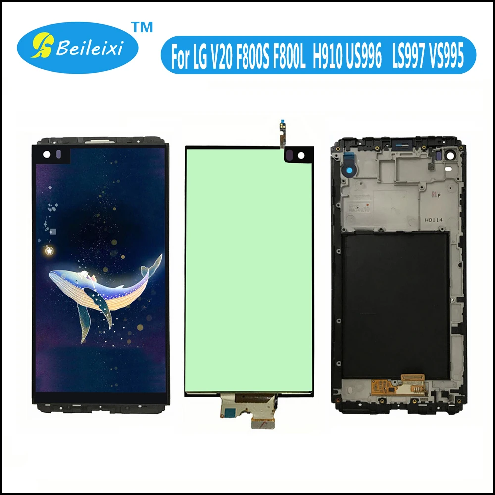 LCD Display Touch Screen Digitizer Assembly For LG V20 F800S F800L F800K H990DS H915 H918 H910PR H990N H990 US996 LS997 VS995
LCD Display Touch Screen Digitizer Assembly For LG V20 F800S F800L F800K H990DS H915 H918 H910PR H990N H990 US996 LS997 VS995