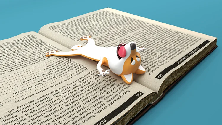 3D Panda Kinder Lesezeichen Karikatur Tier Stil Papier Buch Marker Geschenk LY