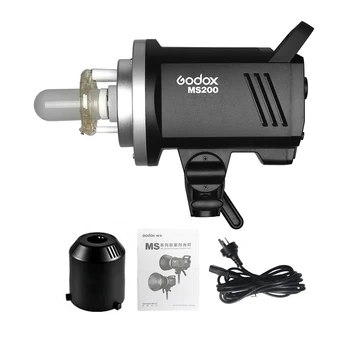

Godox MS200 Studio Flash camera 200Ws GN53 5600K Strobe Light Monolight Built-in 2.4G Wireless X System for Studio Photography