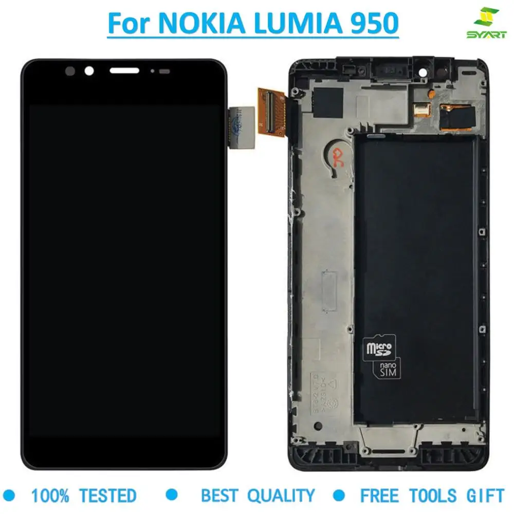2560x1440 For Microsoft Nokia Lumia 950 LCD Display with Touch Screen Digitizer Assembly With frame Parts Replacement full parts
2560x1440 For Microsoft Nokia Lumia 950 LCD Display with Touch Screen Digitizer Assembly With frame Parts Replacement full parts
