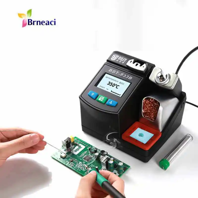 BST 933B Latest Soldering Station 2.5s Rapid Warming 130W Dual Channel Solder Platform Lead Free Iron Tip Welding Tips 110V 220V
BST 933B Latest Soldering Station 2.5s Rapid Warming 130W Dual Channel Solder Platform Lead Free Iron Tip Welding Tips 110V 220V