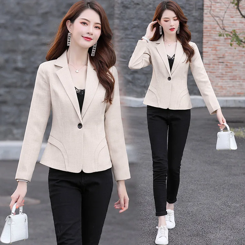 2019 Autumn Clothing New Style WOMEN'S Dress Suit Short Coat Slim Fit Waist Hugging Small Suit Women's Korean-style Long-sleeved
2019 Autumn Clothing New Style WOMEN'S Dress Suit Short Coat Slim Fit Waist Hugging Small Suit Women's Korean-style Long-sleeved