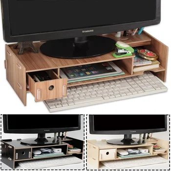 Multi-function Desktop Monitor Stand Computer Screen Riser Wood Shelf Plinth Strong Laptop Stand Desk Holder For Notebook TV
Multi-function Desktop Monitor Stand Computer Screen Riser Wood Shelf Plinth Strong Laptop Stand Desk Holder For Notebook TV