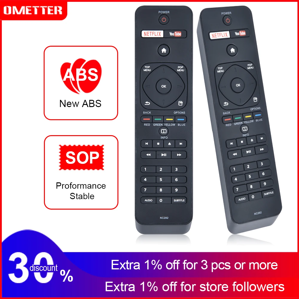 NC282 NC282UH New Replacement Remote Fit for Philips 4K Ultra HD Blu-ray Player BDP7302/F7 BDP7502/F7 BDP2501 BDP7502/F7 BDP7302
NC282 NC282UH New Replacement Remote Fit for Philips 4K Ultra HD Blu-ray Player BDP7302/F7 BDP7502/F7 BDP2501 BDP7502/F7 BDP7302