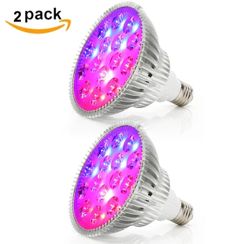 45W LED Grow Light Bulb Full Spectrum, Plant Lights for Indoor Plants, EnerEco Grow Lamp for Hydroponics Greenhouse Organic E27
45W LED Grow Light Bulb Full Spectrum, Plant Lights for Indoor Plants, EnerEco Grow Lamp for Hydroponics Greenhouse Organic E27