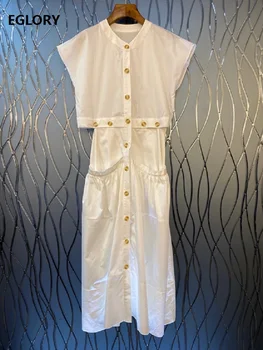 100%Cotton Dress New 2020 Summer Fashion Style Women Buttons Deco Pocket Patchwork Mid-Calf Casual White Blue Striped Dress Chic
100%Cotton Dress New 2020 Summer Fashion Style Women Buttons Deco Pocket Patchwork Mid-Calf Casual White Blue Striped Dress Chic