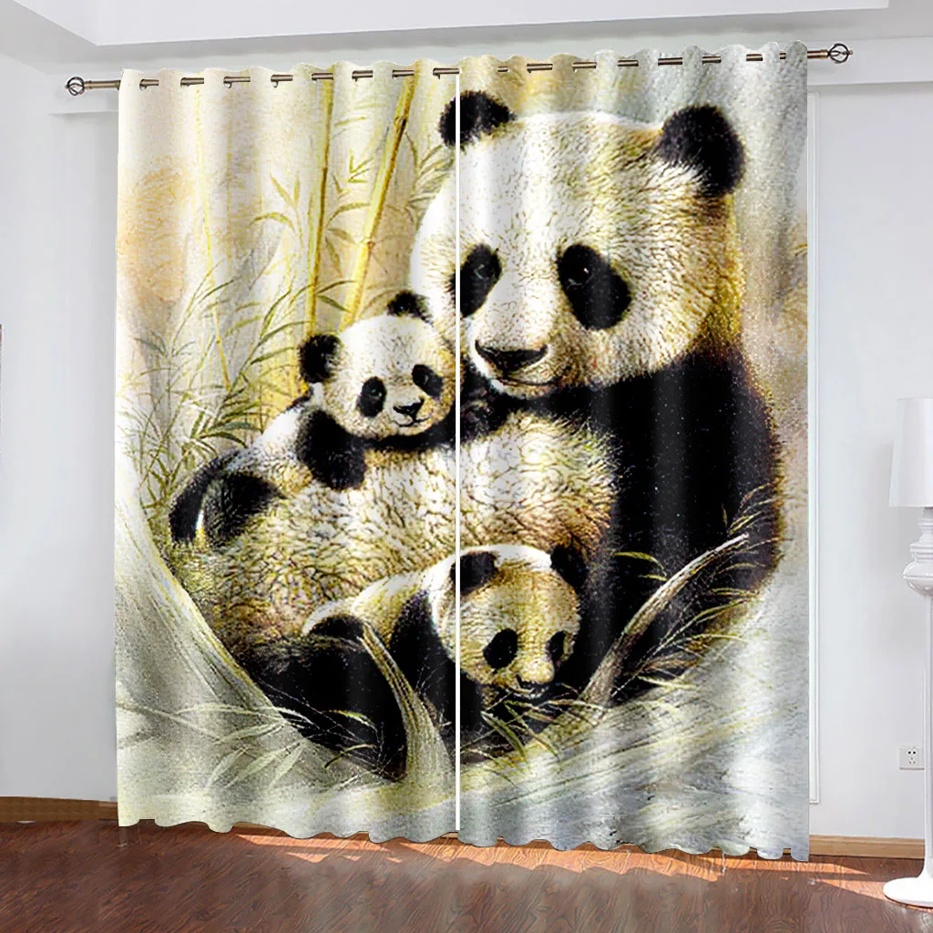Luxury Blackout 3D Curtains For Living room Bedding room Office green bamboo panda curtains Decoration curtains
Luxury Blackout 3D Curtains For Living room Bedding room Office green bamboo panda curtains Decoration curtains