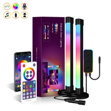RGB Atmosphere Night Light Strip Colorful LED APP Remote Control USB Music Table Lamp For Home Bedside Living Room Decor
RGB Atmosphere Night Light Strip Colorful LED APP Remote Control USB Music Table Lamp For Home Bedside Living Room Decor
