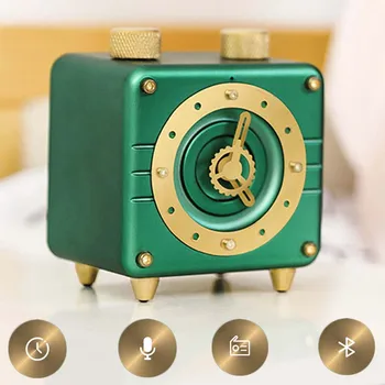 Mini Portable Retro BT Bluetooth Speaker Music MP3 Player with MIC Support FM Microphone Reverb TF Card Play Rechargeable
Mini Portable Retro BT Bluetooth Speaker Music MP3 Player with MIC Support FM Microphone Reverb TF Card Play Rechargeable