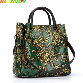 Vintage Hand-brushed Flowers Trend Leather Women Handbags Female Shoulder Bags Oblique Large-capacity Fashion Embossed Ladies 
Vintage Hand-brushed Flowers Trend Leather Women Handbags Female Shoulder Bags Oblique Large-capacity Fashion Embossed Ladies