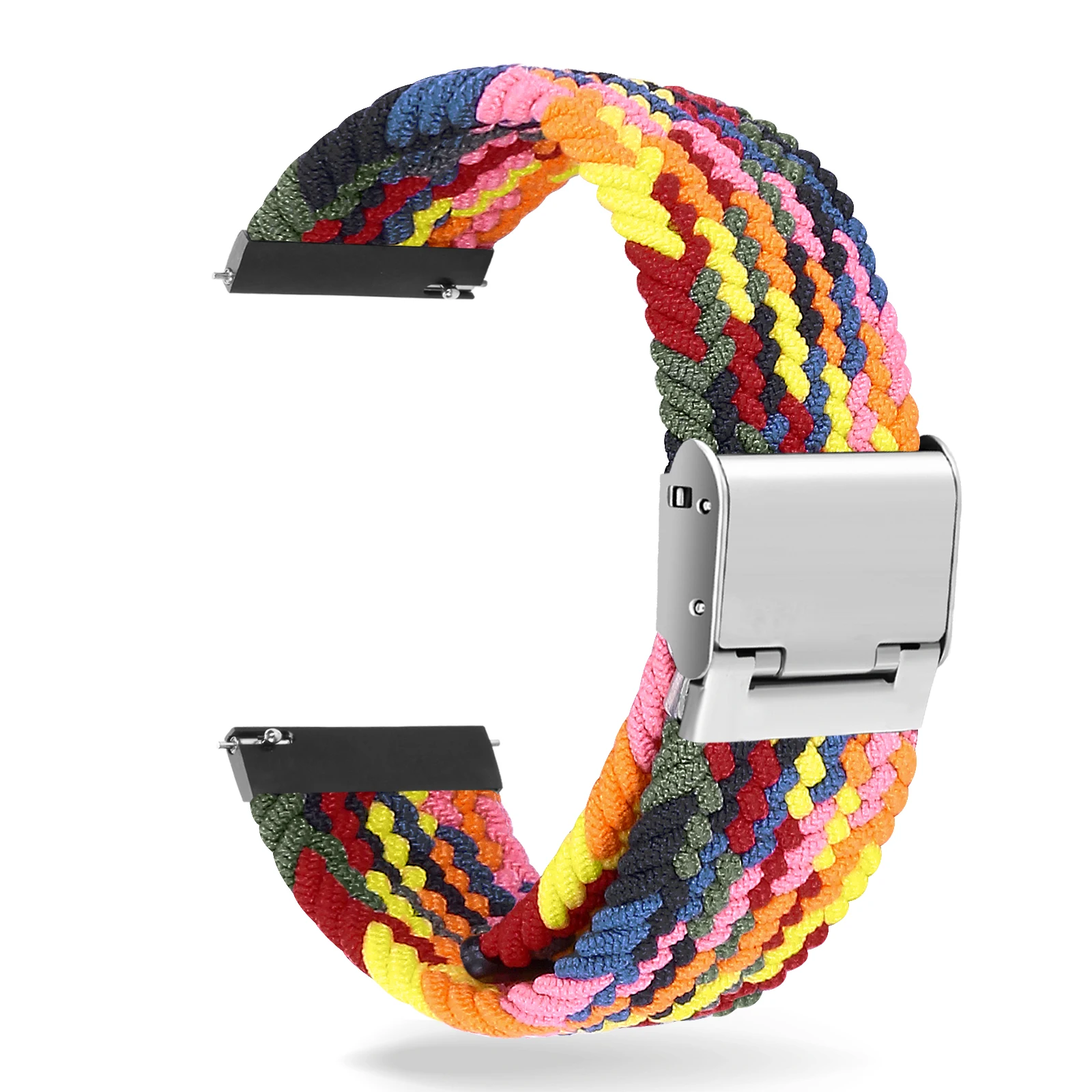 Generic 20mm 22mm Band For Samsung Galaxy Watch 4 Nylon Braided Solo