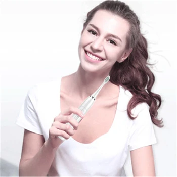 6 Gears Rechargeable Electric Toothbrush IPX7 Waterproof Timing Vibration Whitening Teeth with 2pc Replacement Brush Head
6 Gears Rechargeable Electric Toothbrush IPX7 Waterproof Timing Vibration Whitening Teeth with 2pc Replacement Brush Head