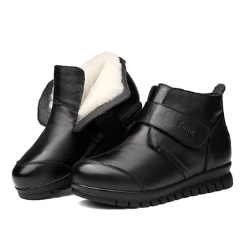 New Winter Women's Boots Real Leather Mother Cotton Shoes Plus Size Non-slip Flat Boots Thickening Wool Boots Women Snow Boots
New Winter Women's Boots Real Leather Mother Cotton Shoes Plus Size Non-slip Flat Boots Thickening Wool Boots Women Snow Boots